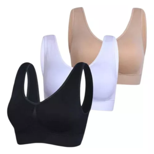 Wygodny biustonosz modelujący bez fiszbin (3 szt.)