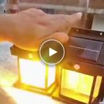 Lampa solarna z czujnikiem ruchu – video