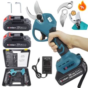 Akumulatorowy ręczny sekator elektryczny + zapasowy akumulator