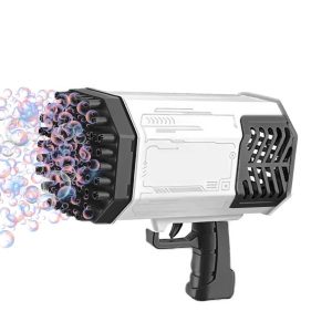 Pistolet do baniek z 69 otworami i kolorowymi diodami LED