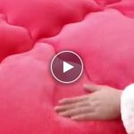 Puszysty aksamitny koc z ciepłym polarem – video