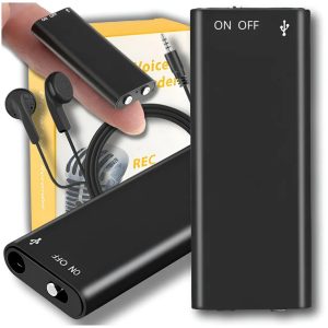 Mini dyktafon aktywowany głosem 8 GB