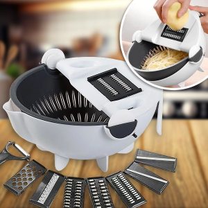 Krajalnica do warzyw 9 w 1 z tacką ociekową