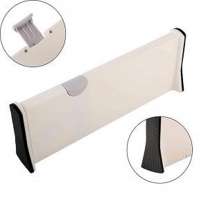 Regulowane przegrody do szuflad lub półek