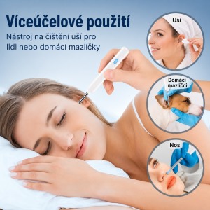 Wizualny środek do czyszczenia uszu HD