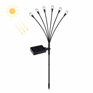 Lampy solarne LED (6 żarówek)