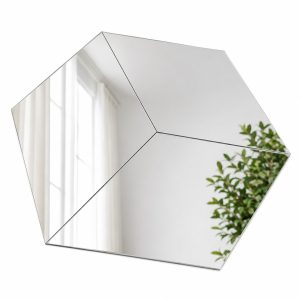 Lustrzane naklejki ścienne (32 sztuki)