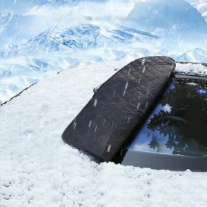 Magnetyczna osłona przedniej szyby chroniąca przed śniegiem